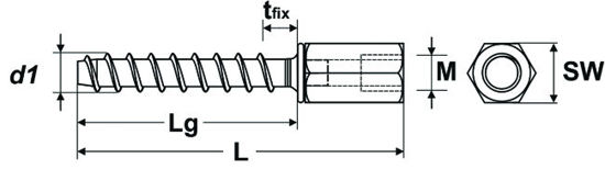 Bild von Betonschraube Multi-Monti MMS-PLUS-I