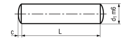Bild von Zylinderstifte Toleranz m6