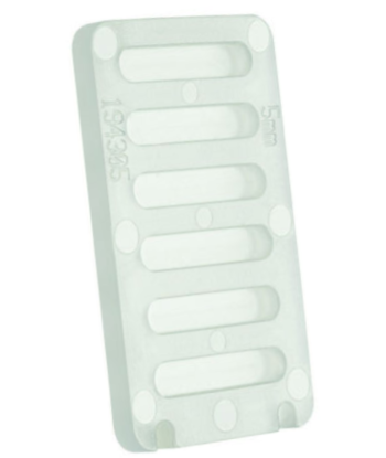 Bild von Distanzplatten Vollplatte transparent