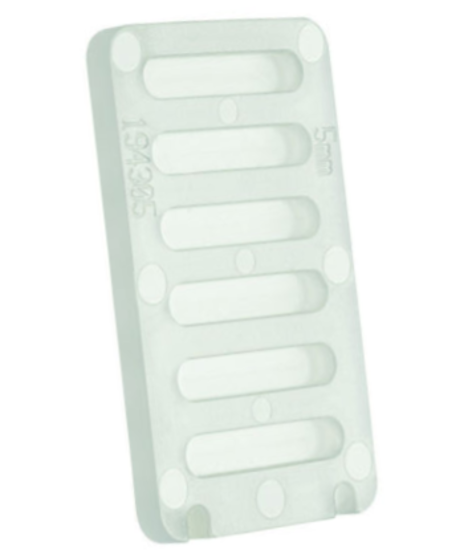 Bild von Distanzplatten Vollplatte transparent