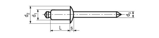 Bild von Flachrund Blindniete Pop® TCPD..CS