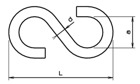 Bild von S-Haken offene Form