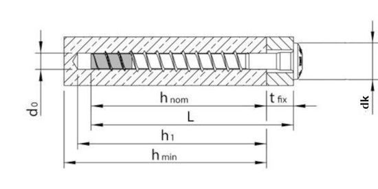 Bild von Multi-Monti Mauerschraube PH-Kopf Torx