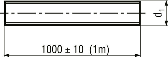 Bild von Gewindestangen Länge 1 Meter