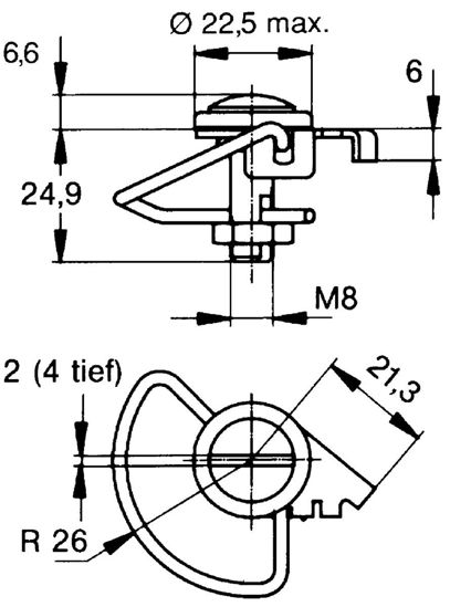 Bild von Vorreiber-Verschlüsse